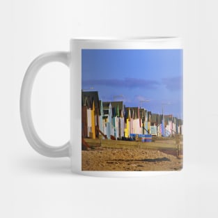 Thorpe Bay Beach Huts Essex England Mug